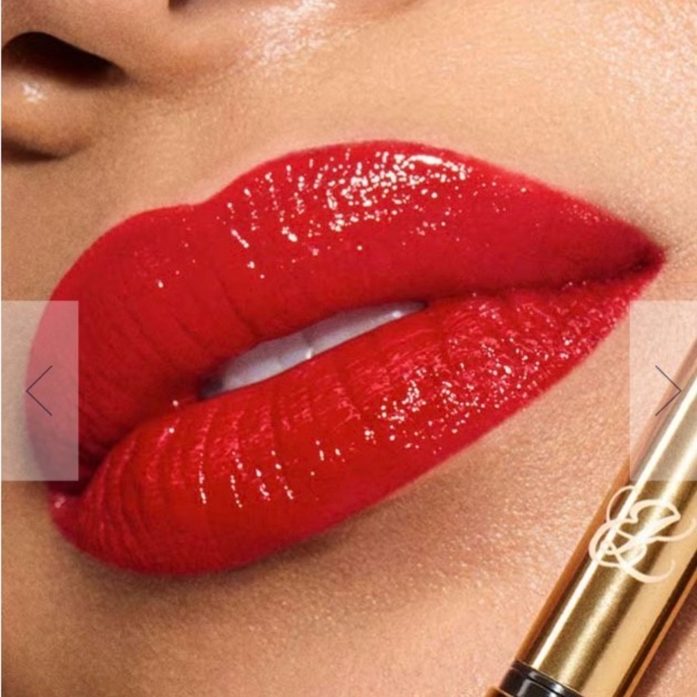 Estee Lauder Gold and Pink Lipstick and Mascara Set